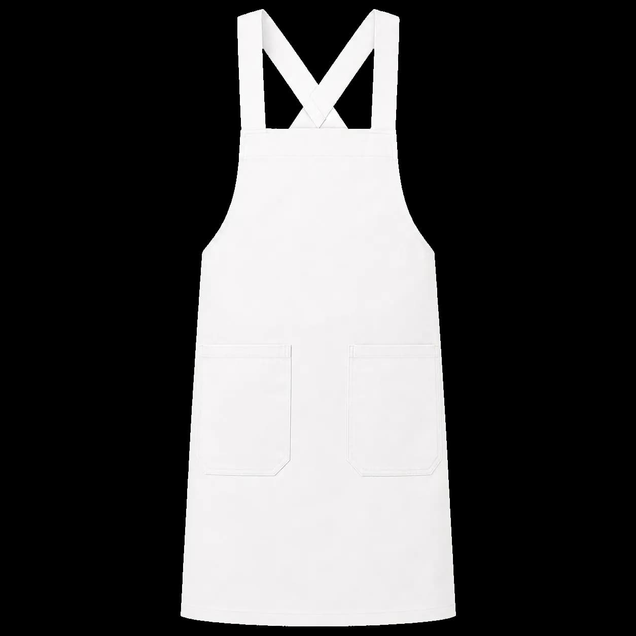 Cross Back Apron — wholesale private label apparel by 888 Wholesale
