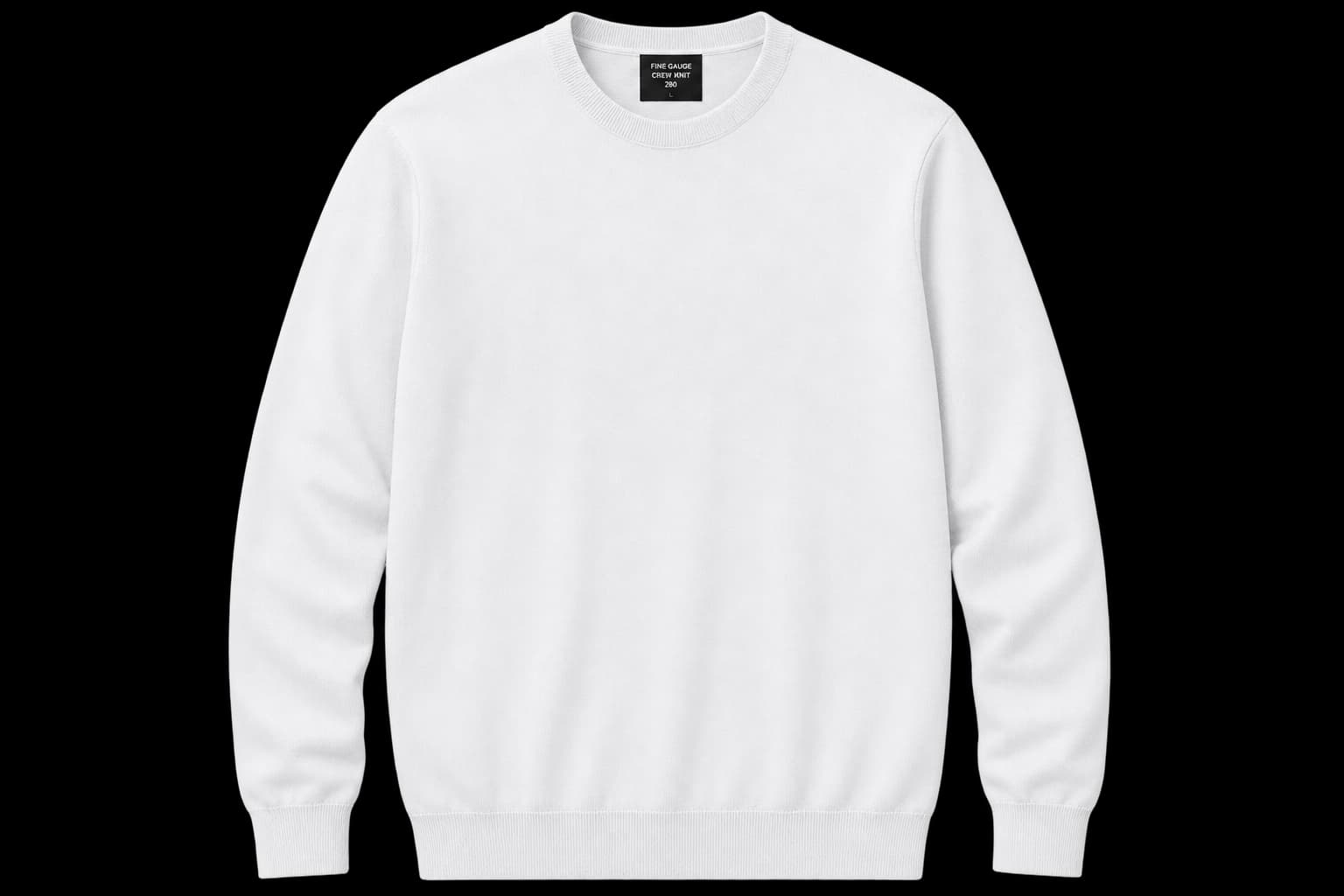 Fine Gauge Crew Knit 280