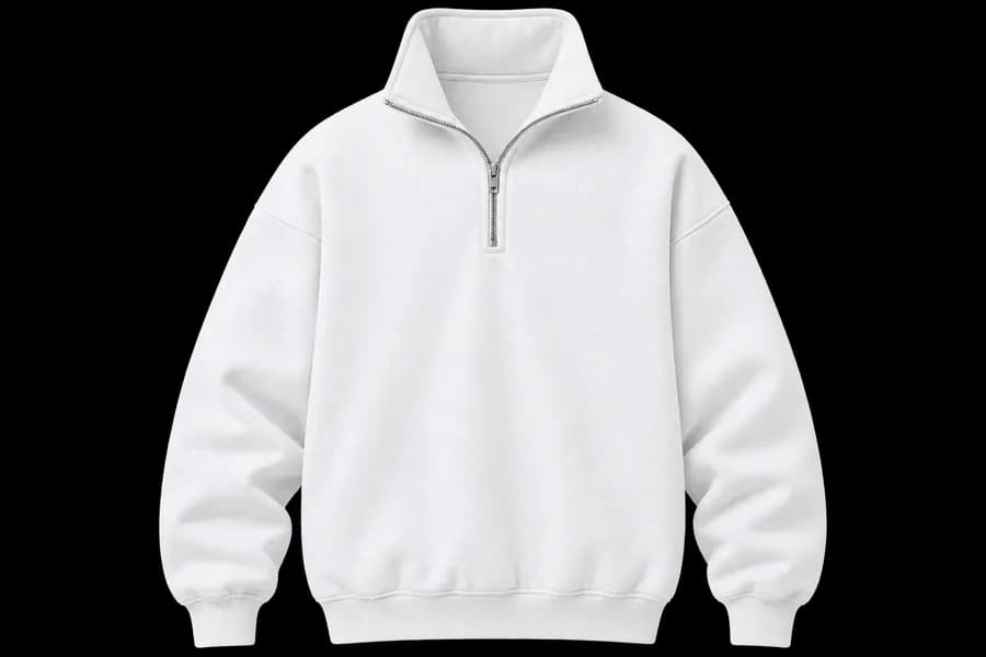 Half Zip Heavy Fleece 380