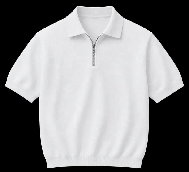 Half Zip Knit Polo 260