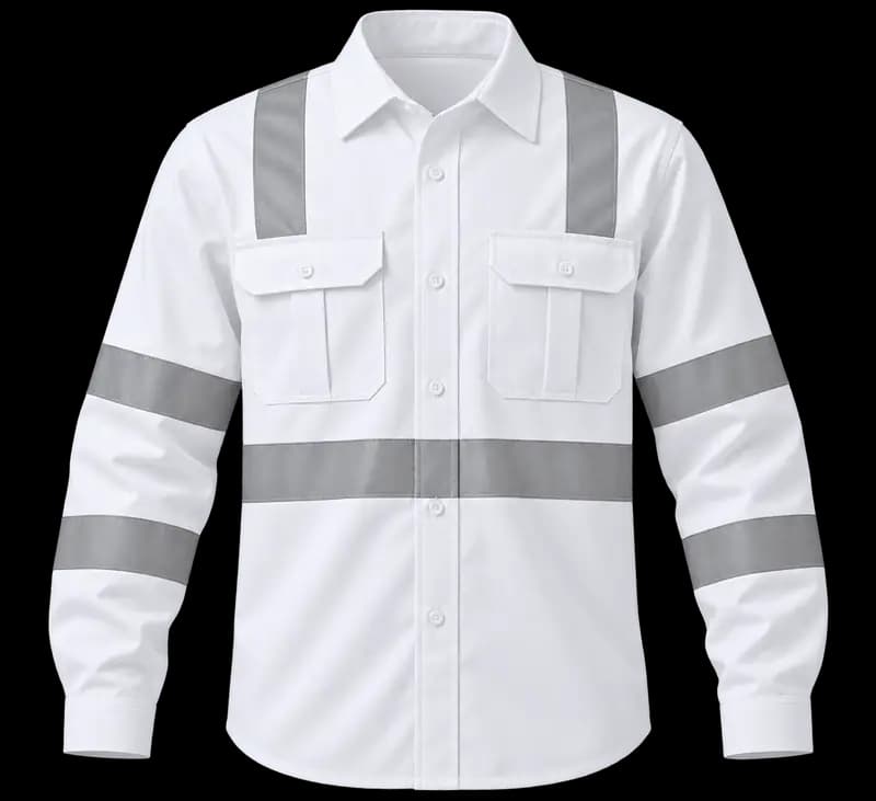 Hi-Vis Long Sleeve Shirt, private label (SKU WRK-HVS-001)