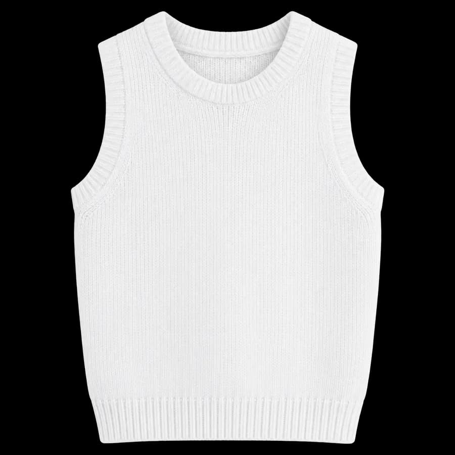Knitted Tank Vest 220, private label (SKU APP-KNT-010)