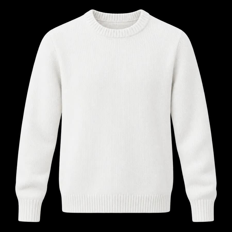 Lambswool Crew 320, private label (SKU APP-KNT-007)